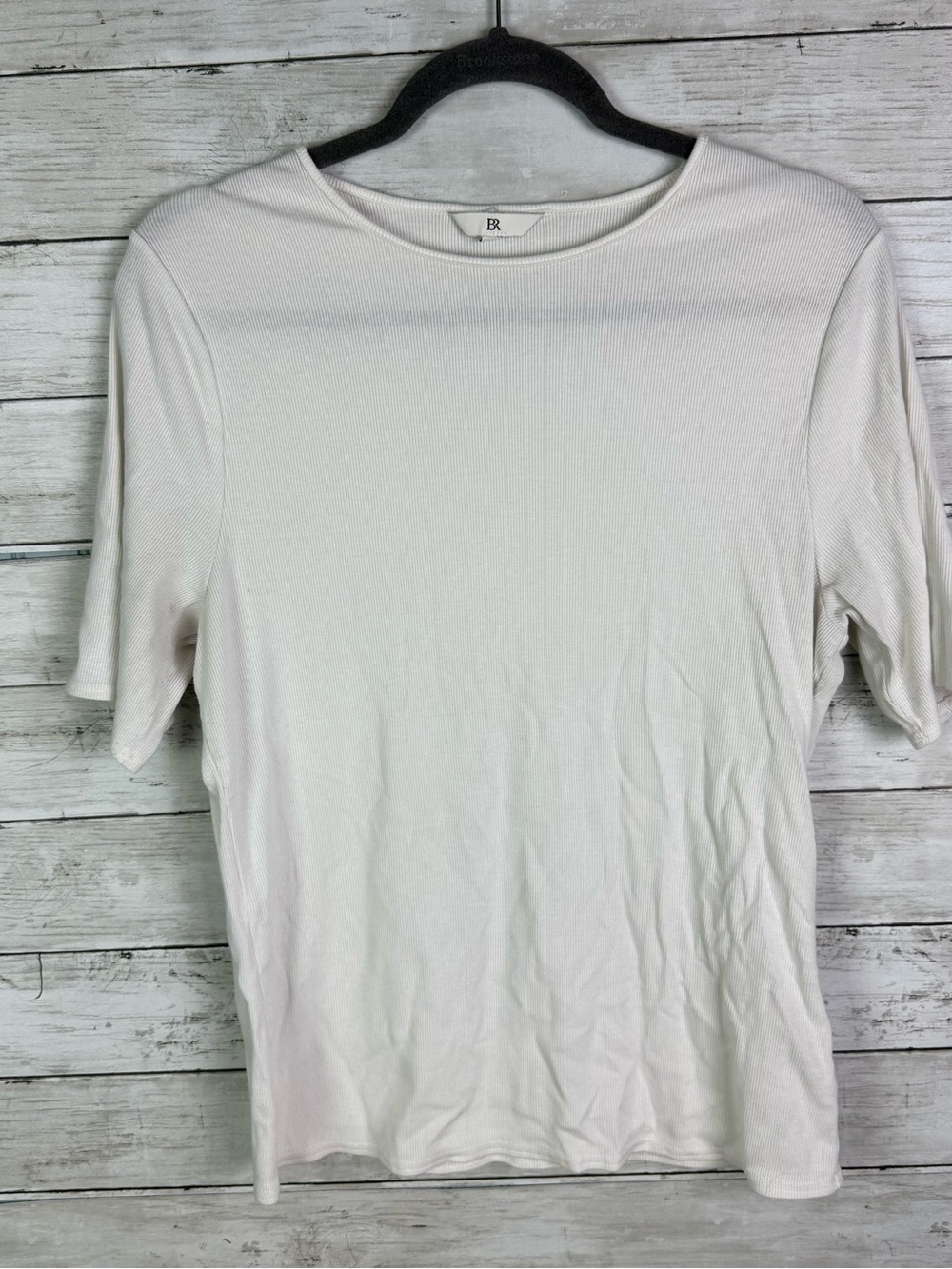 Banana Republic Ribbed Short Sleeve Top Size XL